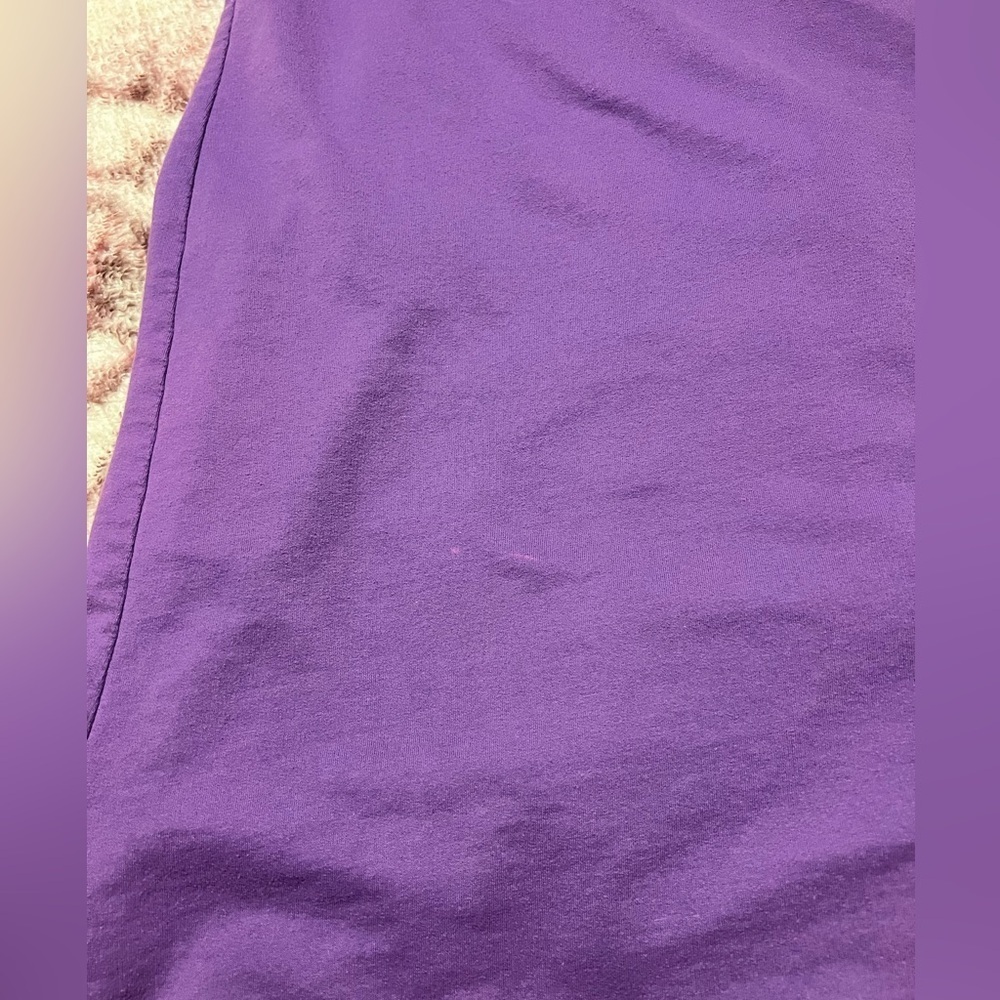 Dreams & Co Purple Hooded Zip-Up Robe Women’s size 1x - Picture 5 of 7